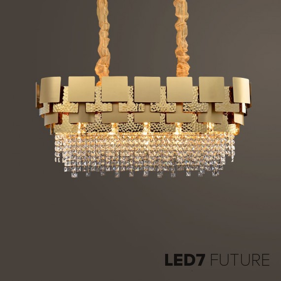 Ritz - Castro Mondrian V2 Line Chandelier